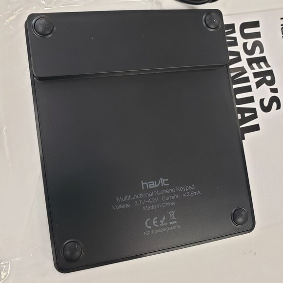 Bluetooth Number Pad Wireless Numeric Keypad Numpad 26 Keys Portable Mini Financ - Picture 3 of 6